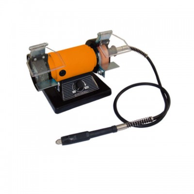 Variable speed mini bench grinder